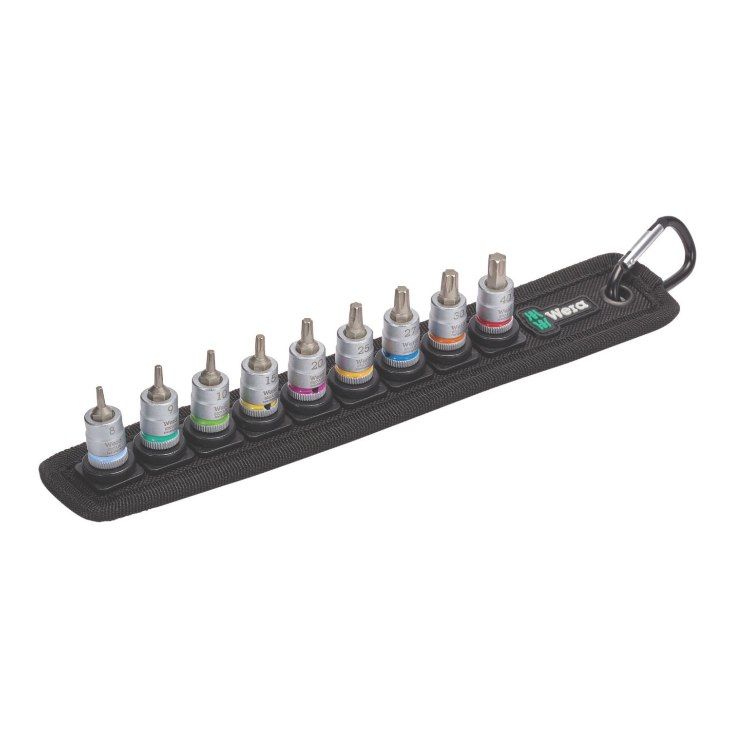 Wera Belt A 2 Zyklop In-Hex-Plus 1/4" Drive Socket Set 8 Pcs (668HF)