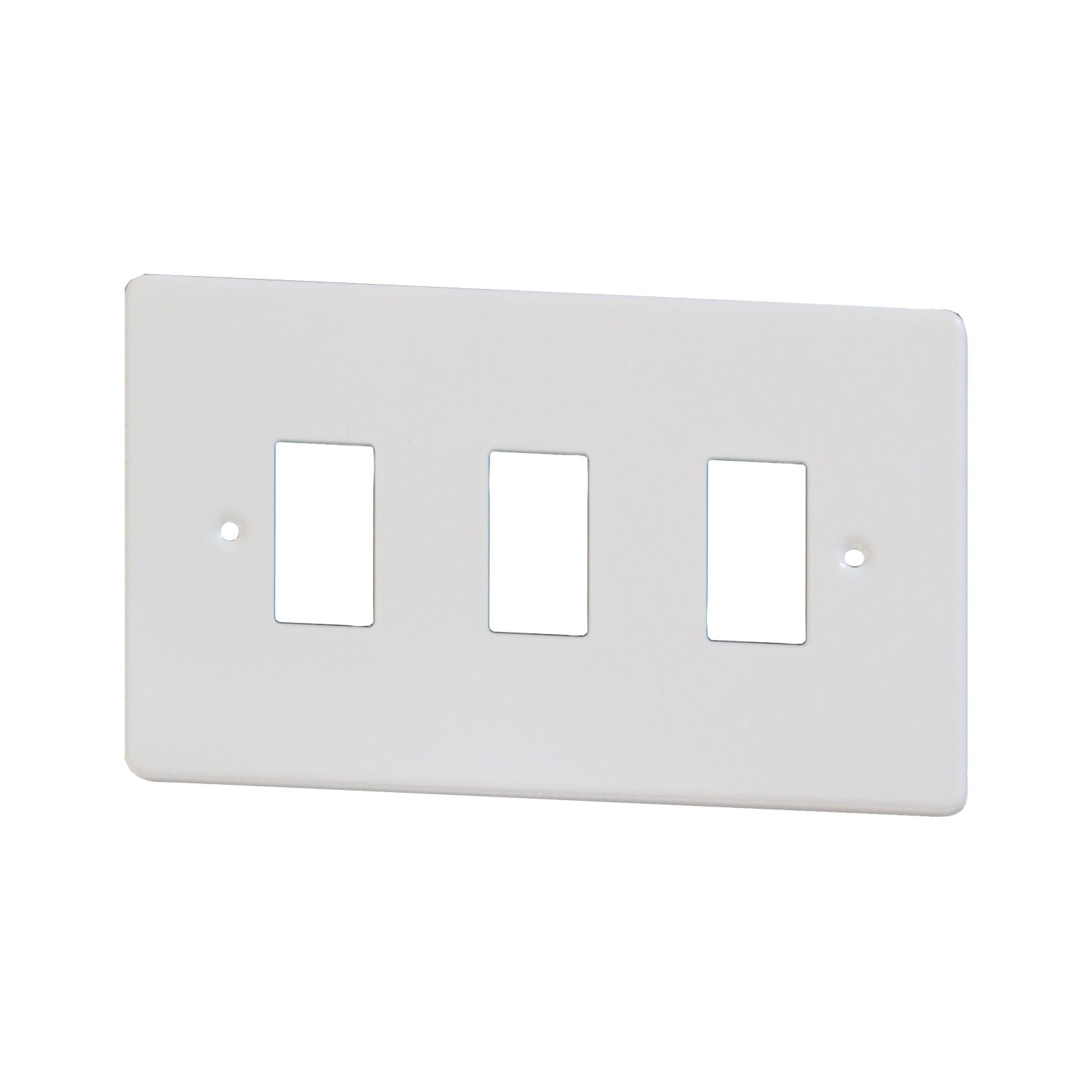 Varilight PowerGrid 3-Module Grid Faceplate White (67041)