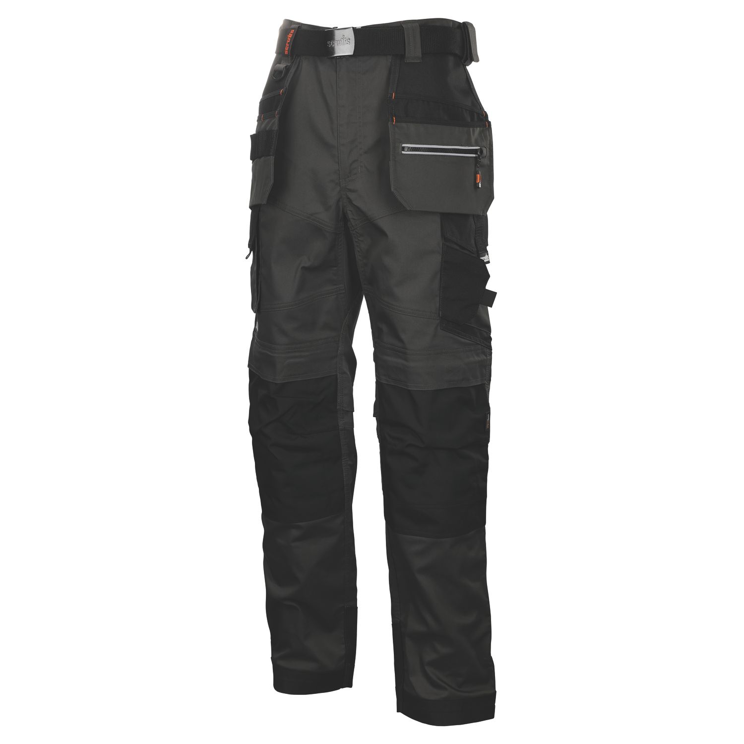 Scruffs Pro Flex Holster Work Trousers Graphite 36" W 30" L (670JJ)