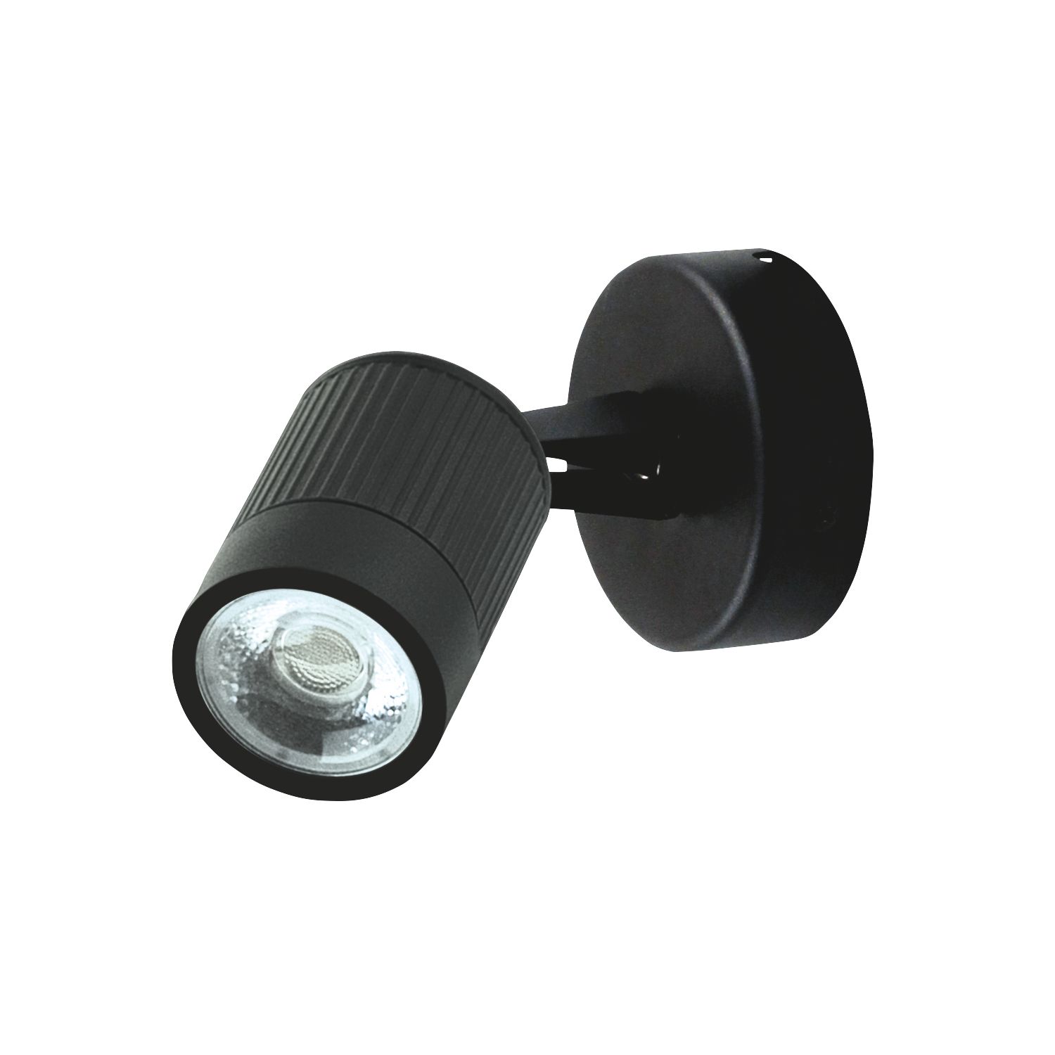 Luceco Outdoor LED Wall Light Black 5W 360lm (672CC)