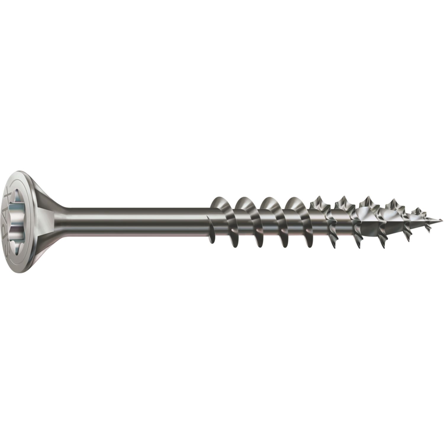 Spax TX Countersunk Self Drilling Wood Screws 6mm x 80mm 100 Pack (673VA)