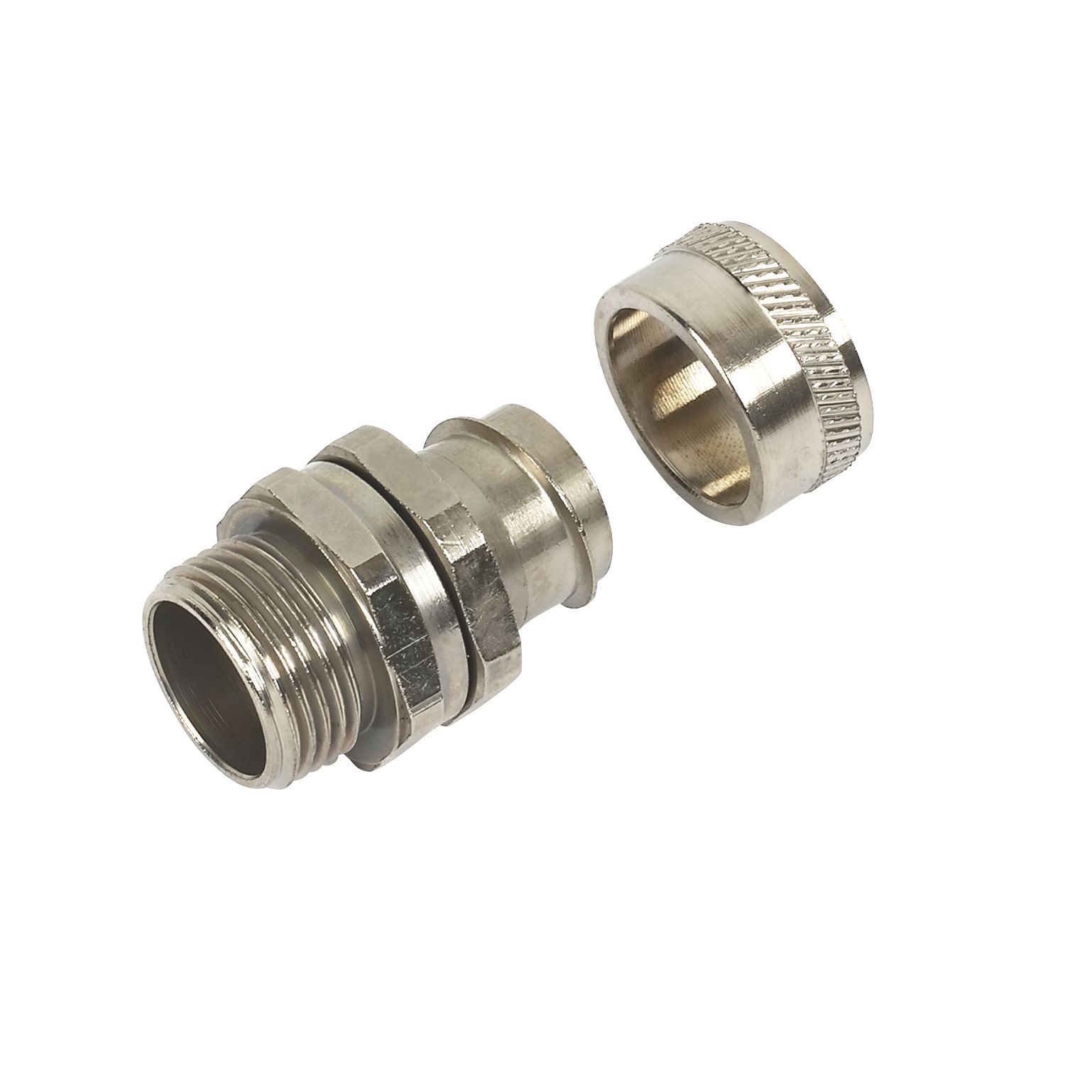 Adaptaflex Type B Straight Swivel External Thread Conduit Fittings M20 x 20mm 10 Pack (67549)