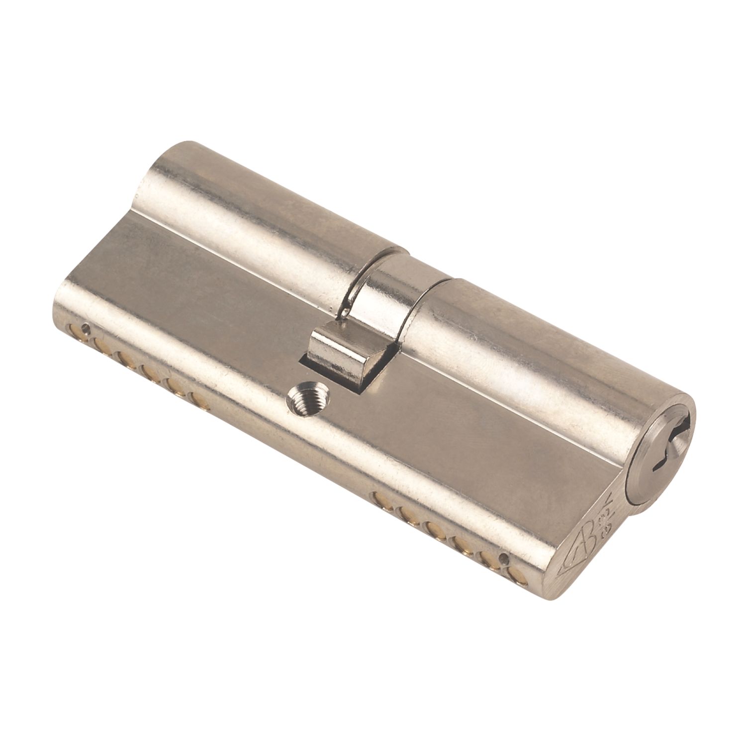 Yale Fire Rated 1 Star Double Euro Cylinder Lock BS 40-40 (80mm) Satin Nickel (67587)