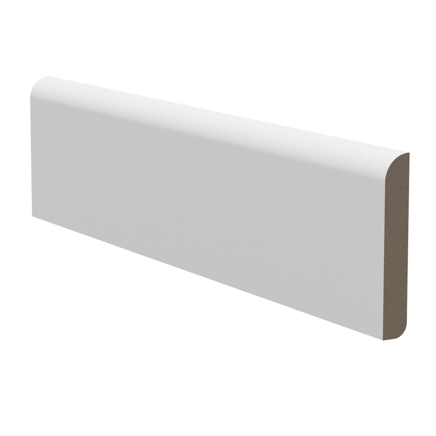 Essentials Primed MDF Round & Bullnose Skirting Board 2400mm x 94mm x 14.5mm 4 Pack (675RE)