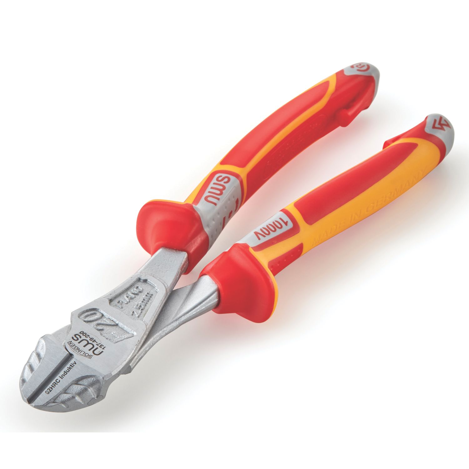 NWS VDE Heavy Duty Side Cutters 8" (200mm) (675YN)