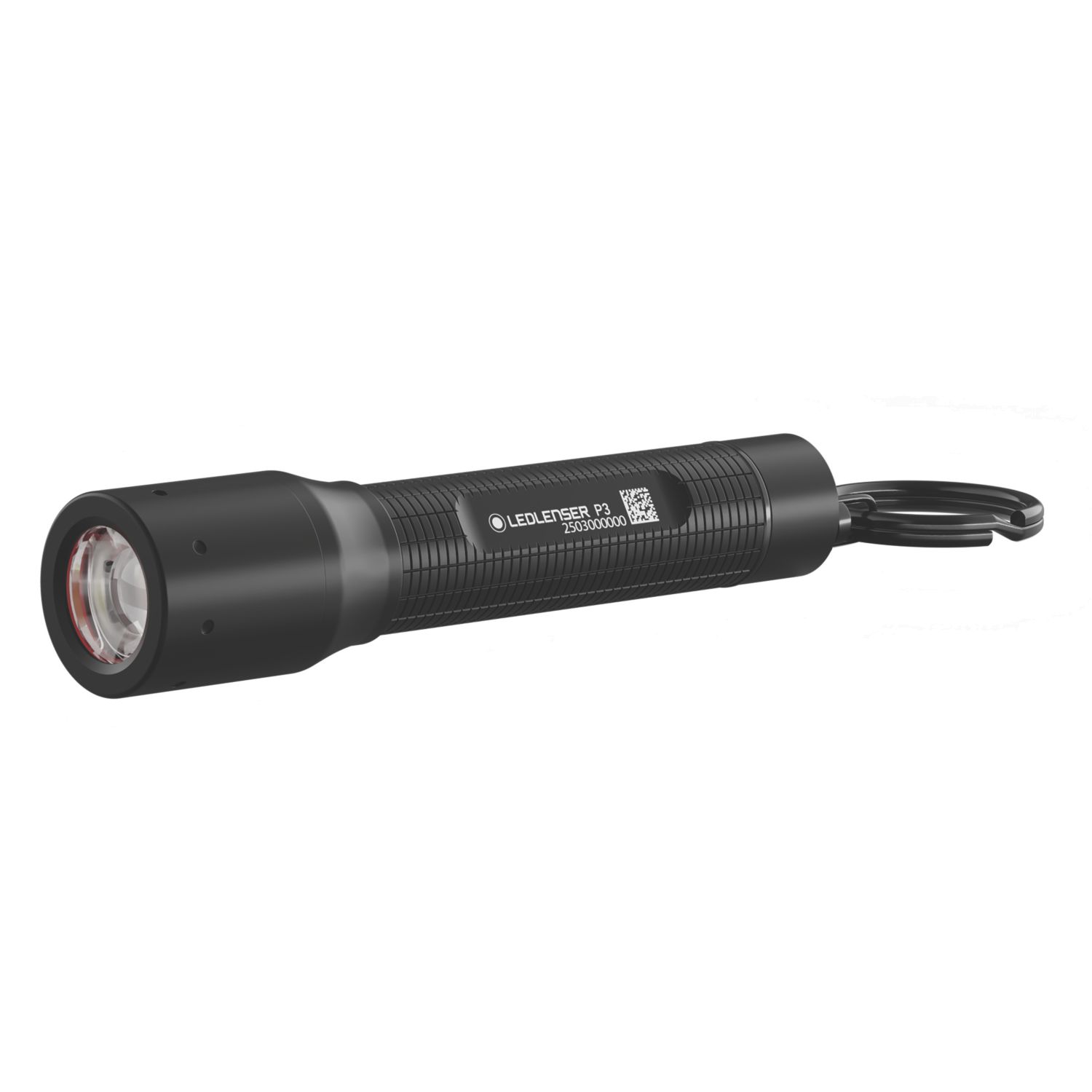 LEDlenser P3 LED Key Ring Torch Black 130lm (677CW)