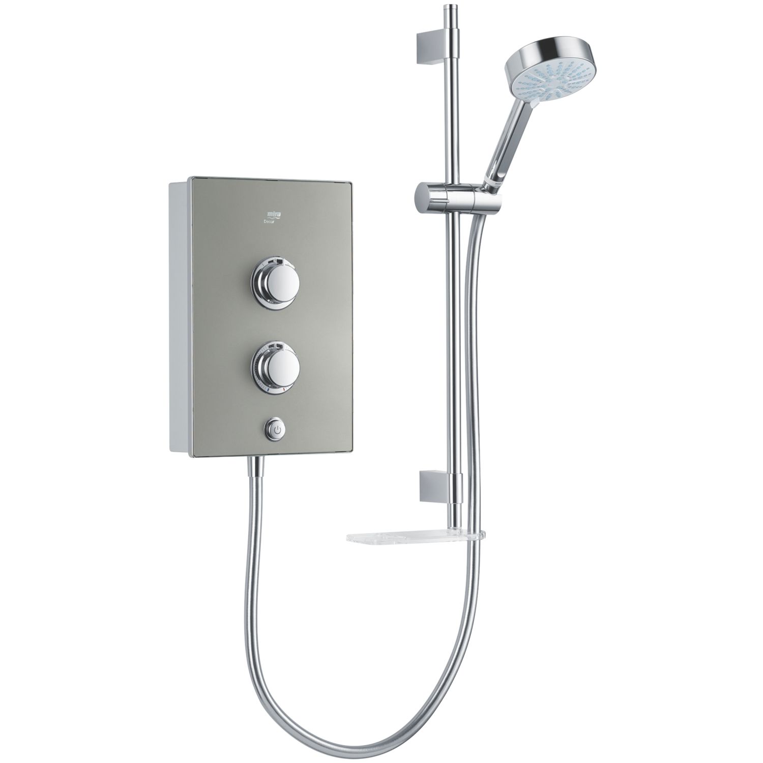 Mira Decor Warm Silver 8.5kW Manual Electric Shower (678GV)