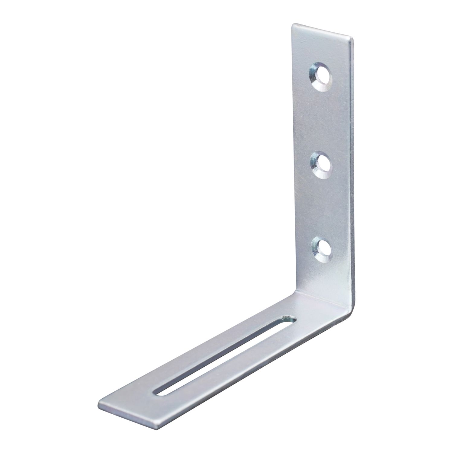 Essentials Adjustable Corner Brackets Silver 80mm x 80mm x 20mm 10 Pack (679TE)