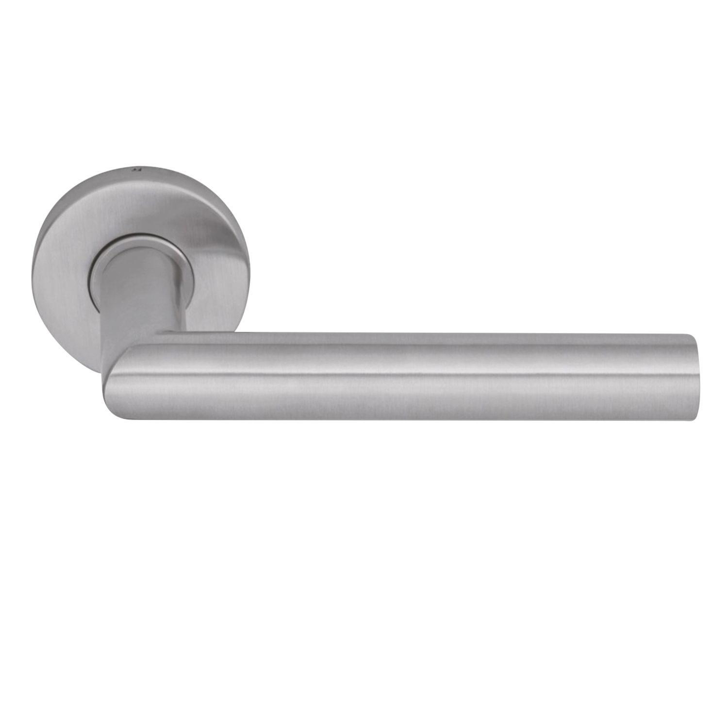 Dorma Pure 8906 Lever on Rose Door Handles Pair Satin Stainless Steel (6809P)