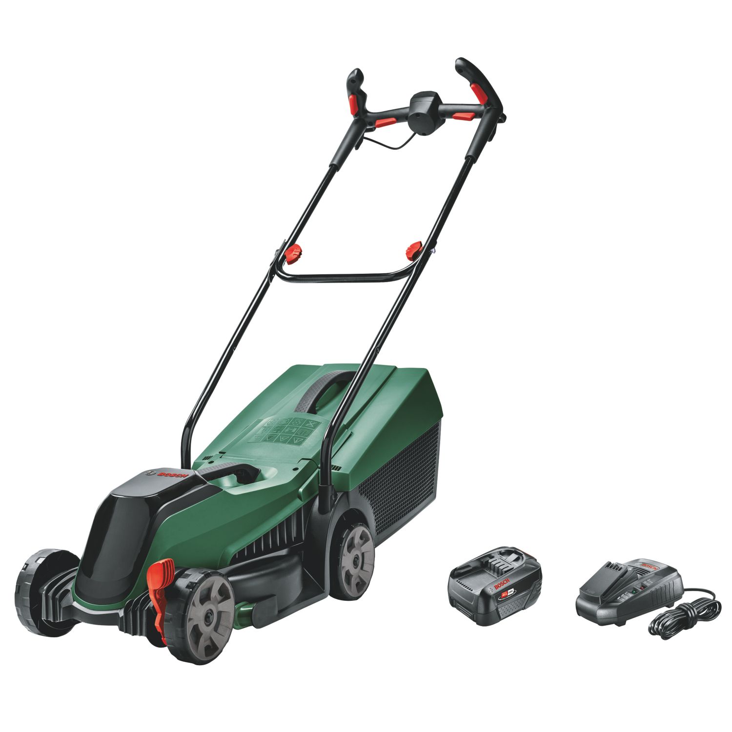 Bosch CityMower 18V 1 x 4.0Ah Li-Ion Power for All Cordless 32cm Rotary Lawn Mower (680PF)