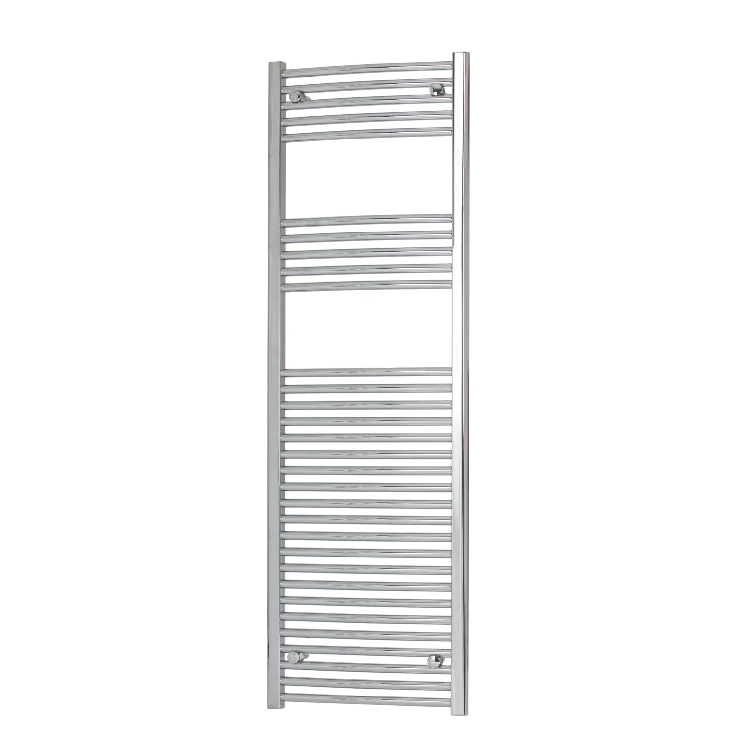 Flomasta 1600mm x 500mm 1625BTU Chrome Curved Towel Radiator (680RV)