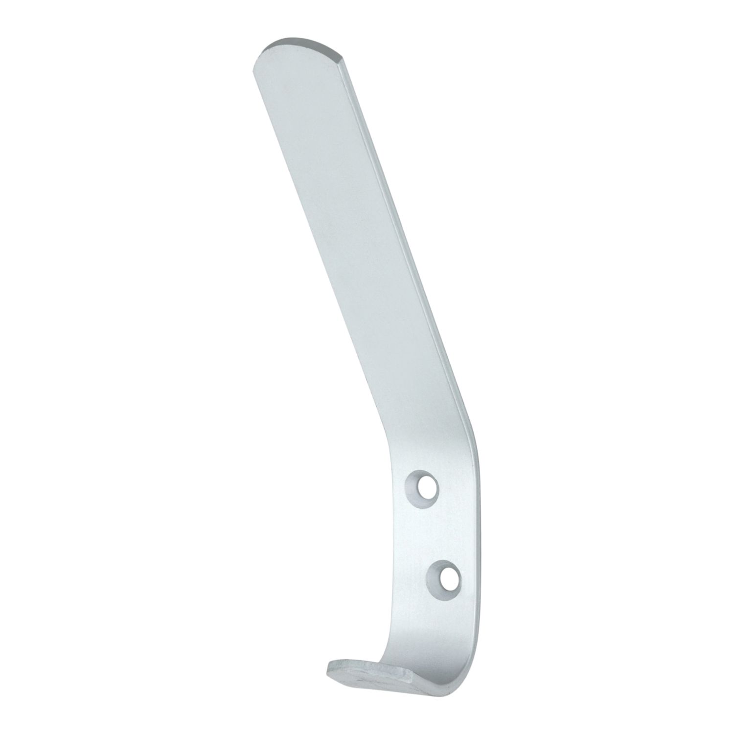 Essentials Coat & Hat Hook Satin Aluminium 126mm (680TA)