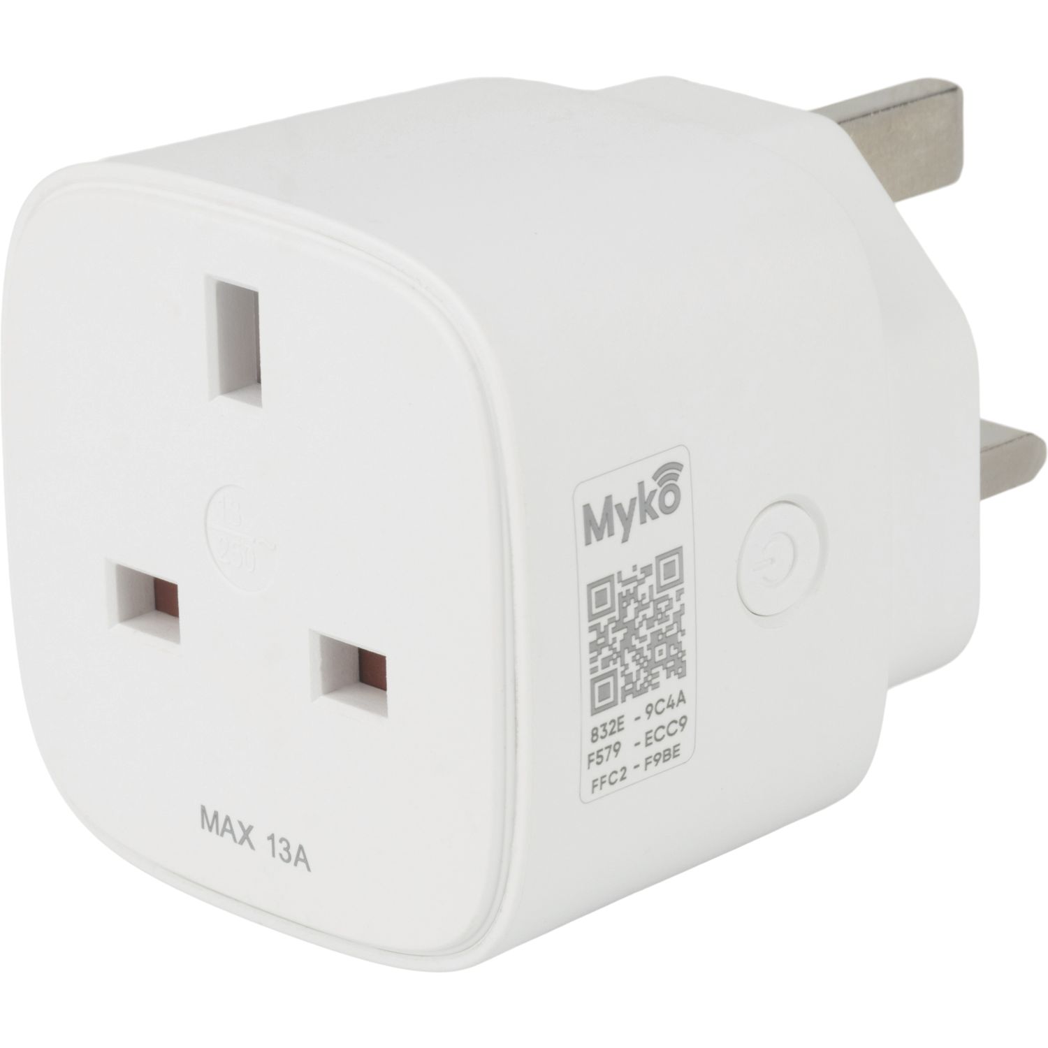 LAP 13A Smart Plug with Energy Monitoring White/Grey (680VN)