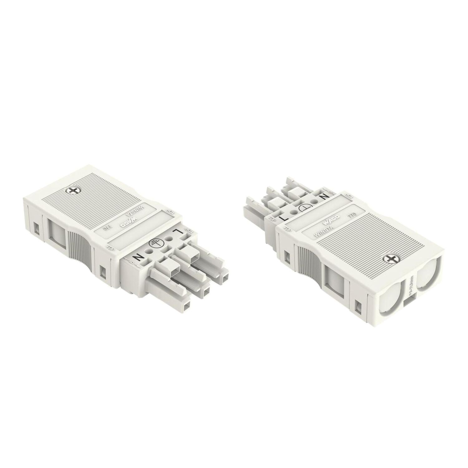 Wago Winsta Midi 25A 3-Way Push-Wire Pluggable Connector (682CC)