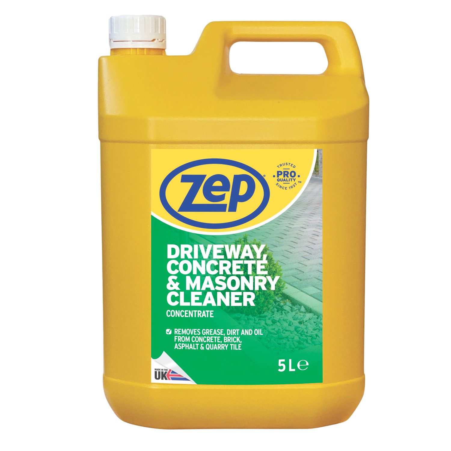 Zep Driveway, Concrete & Masonry Cleaner Concentrate 5Ltr (6837F)