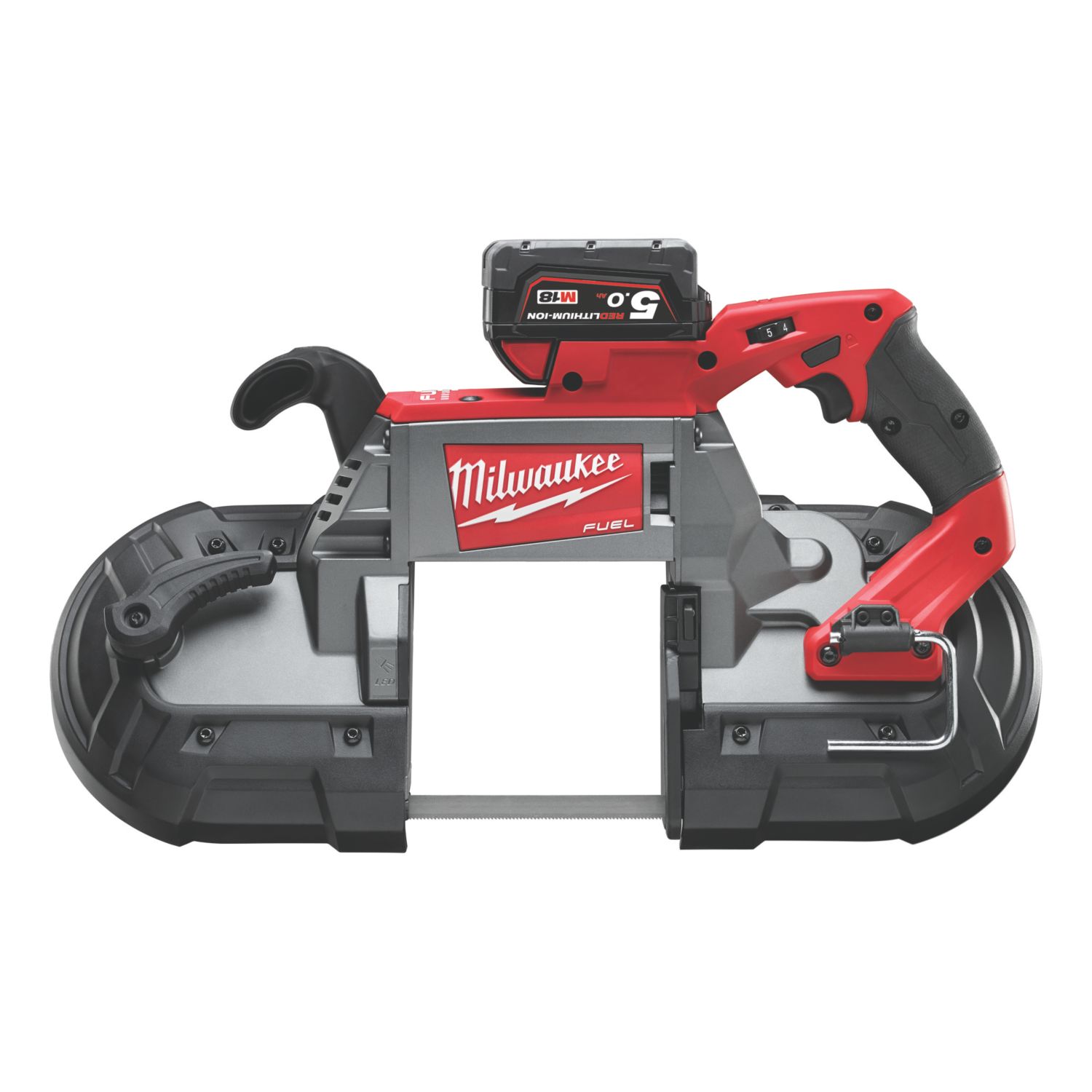 Milwaukee M18 CBS125-502C FUEL 125mm 18V 2 x 5.0Ah Li-Ion RedLithium Brushless Cordless Deep Cut Bandsaw (683GX)