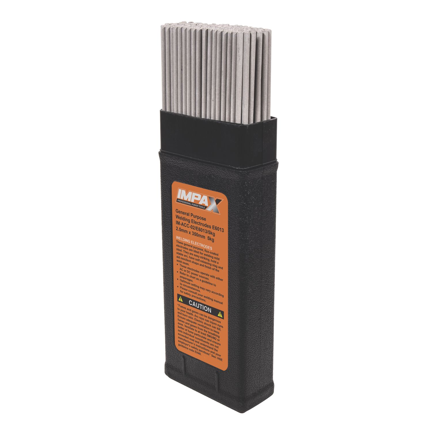 IMPAX IM-ACC-02/E6013 ARC/MMA Welding Electrodes 2.5mm x 350mm 5kg (683PV)