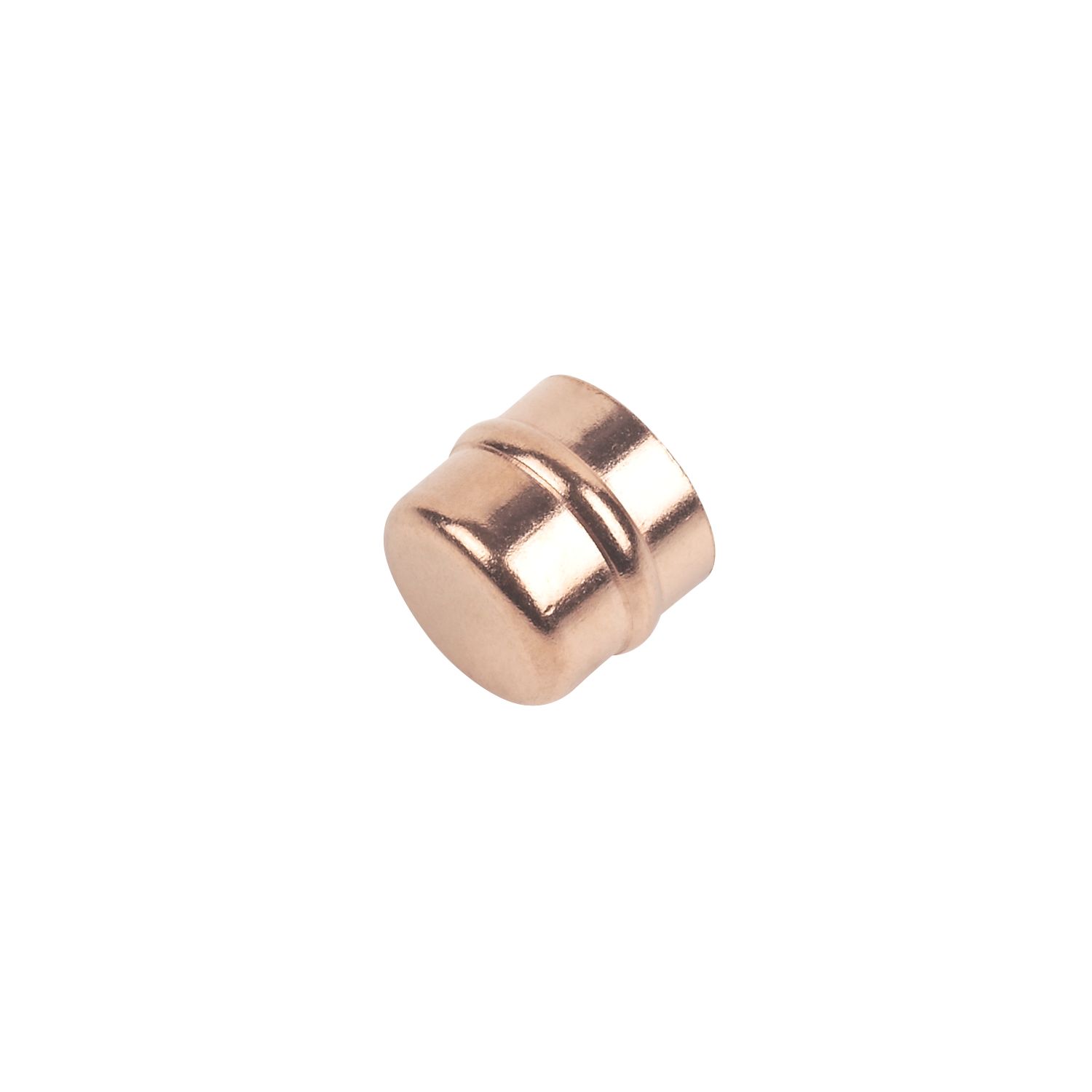 Flomasta Brass Solder Ring Stop Ends 15mm 10 Pack (68435)