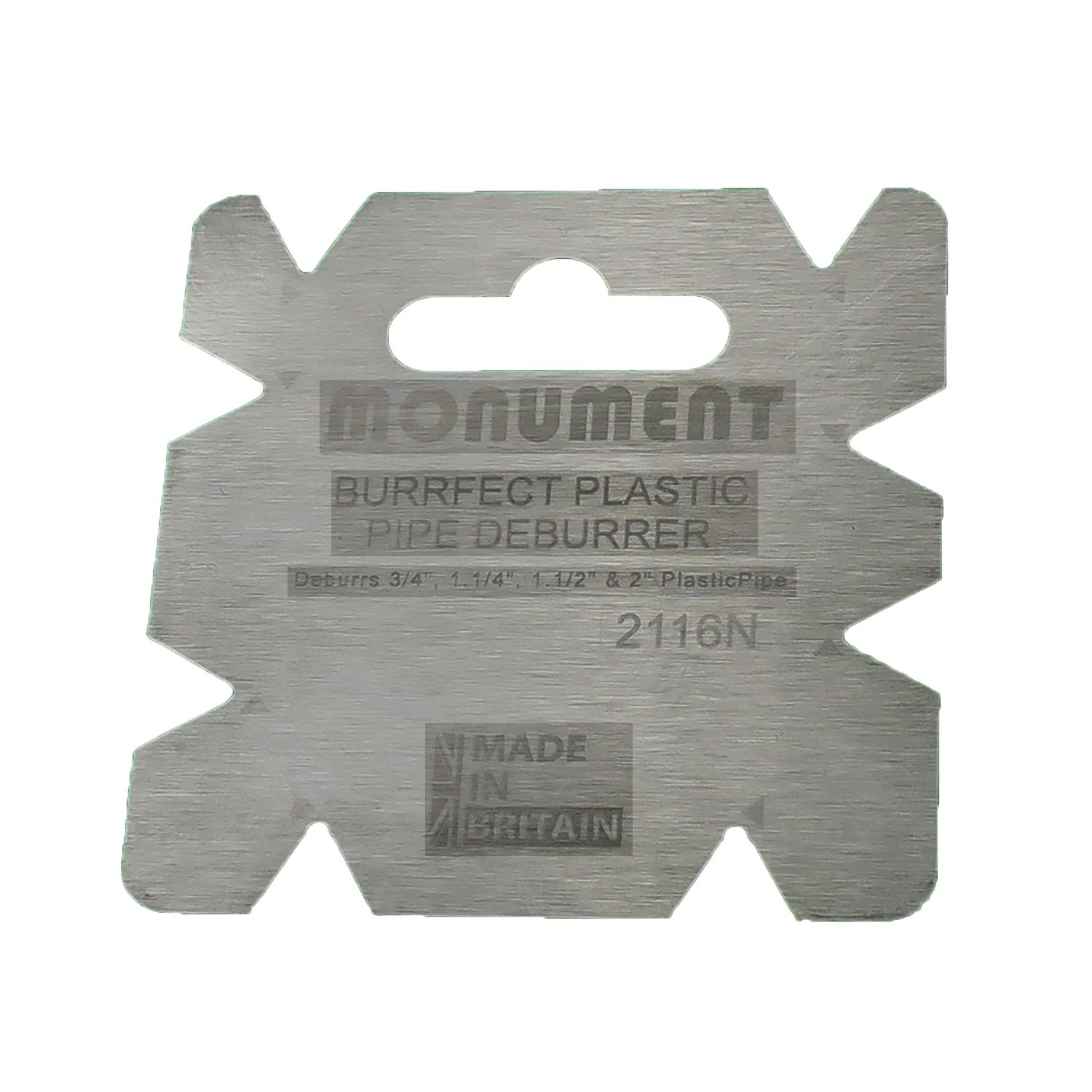 Monument Tools Internal & External Plastic Pipe Deburrer 19, 32, 38 & 51mm (6867K)