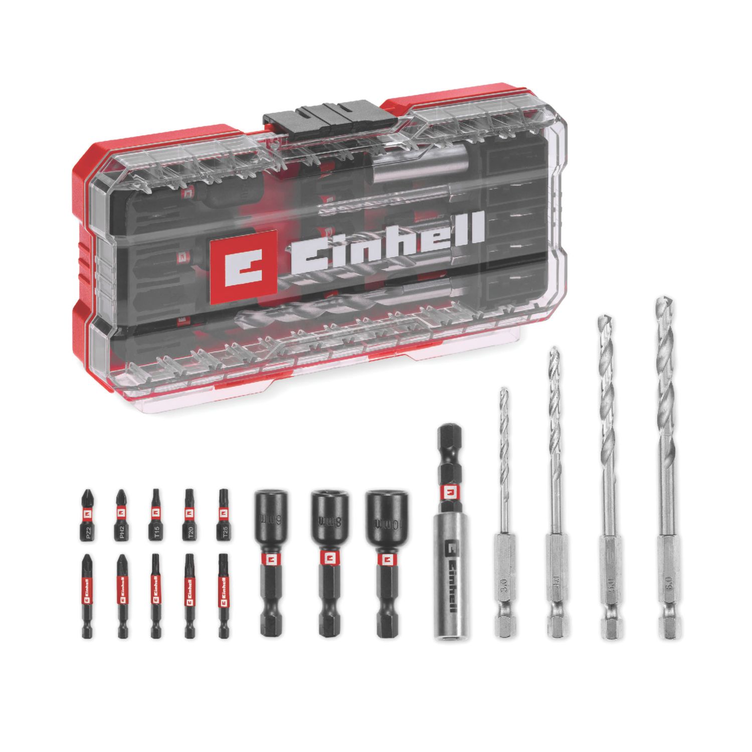 Einhell Metal Drill & Screwdriver Bit Set 18 Pieces (688AP)