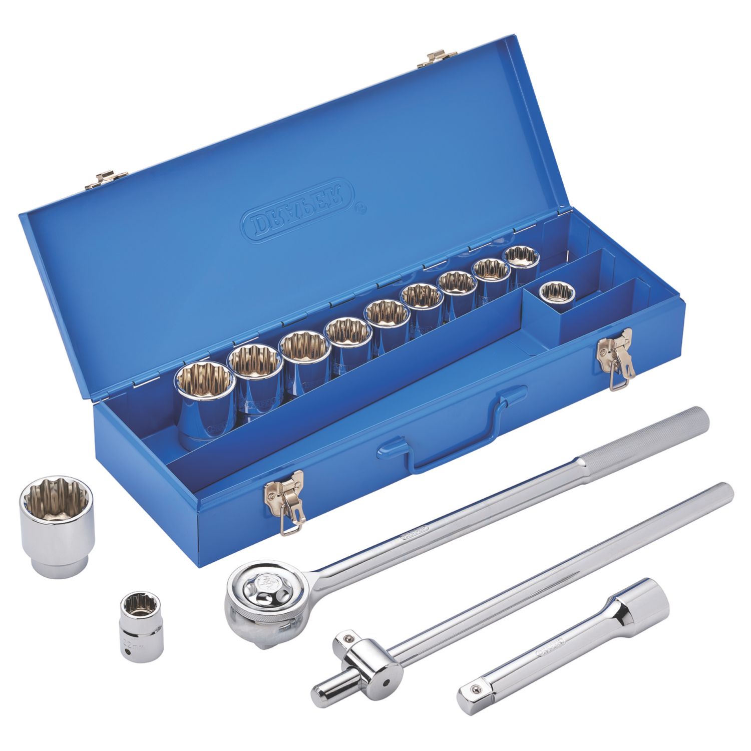 Draper Hi-Torq Mixed Drive Metric Socket Set 15 Pieces (689CN)