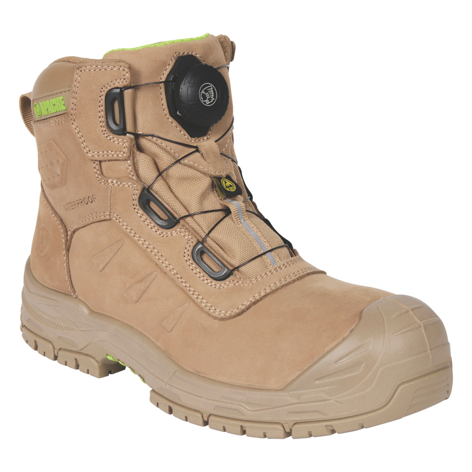 Apache Churchill Size 5 Stone Waterproof Safety Boots (689VN)