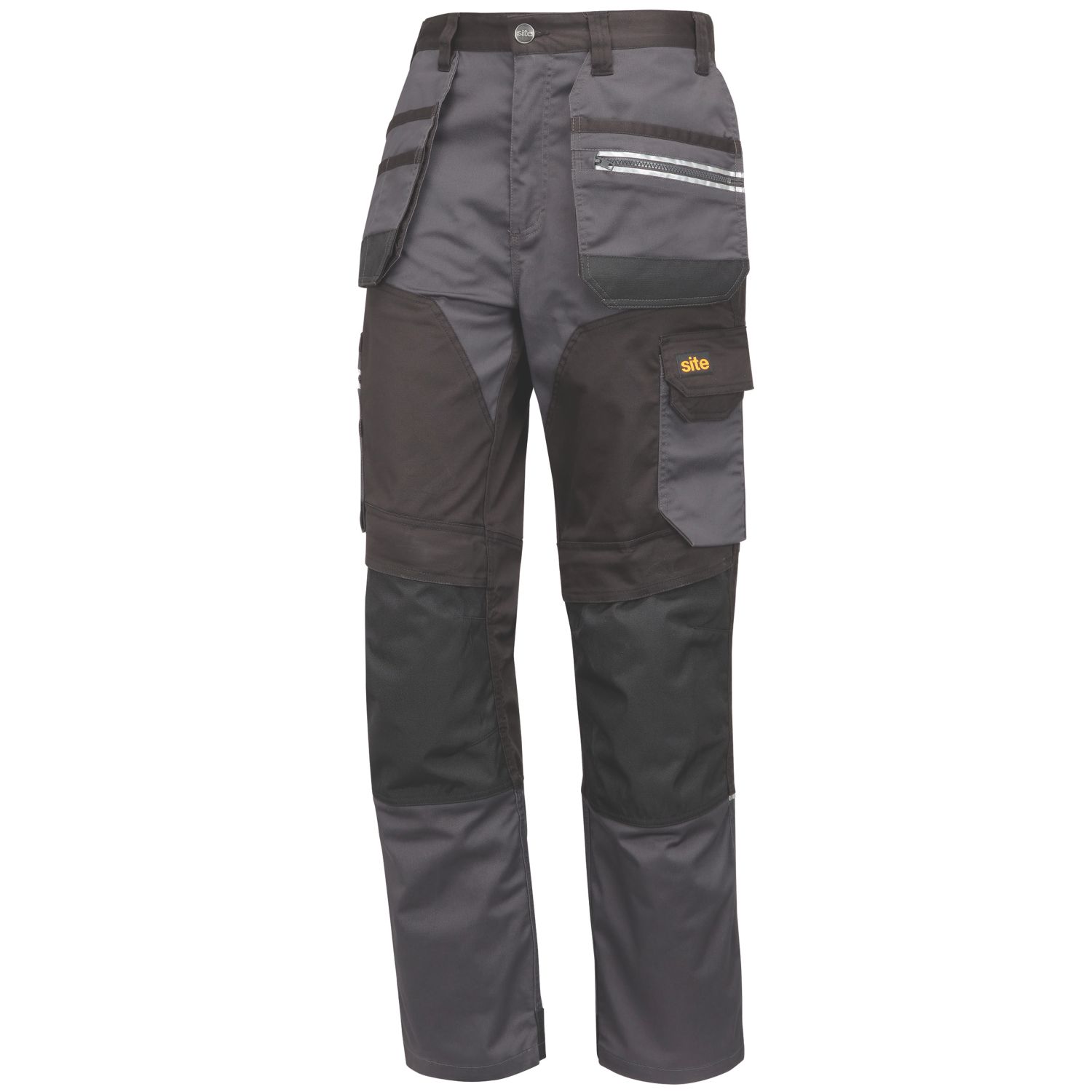 Site Kirksey Stretch Holster Trousers Grey/Black 32" W 32" L (691RR)