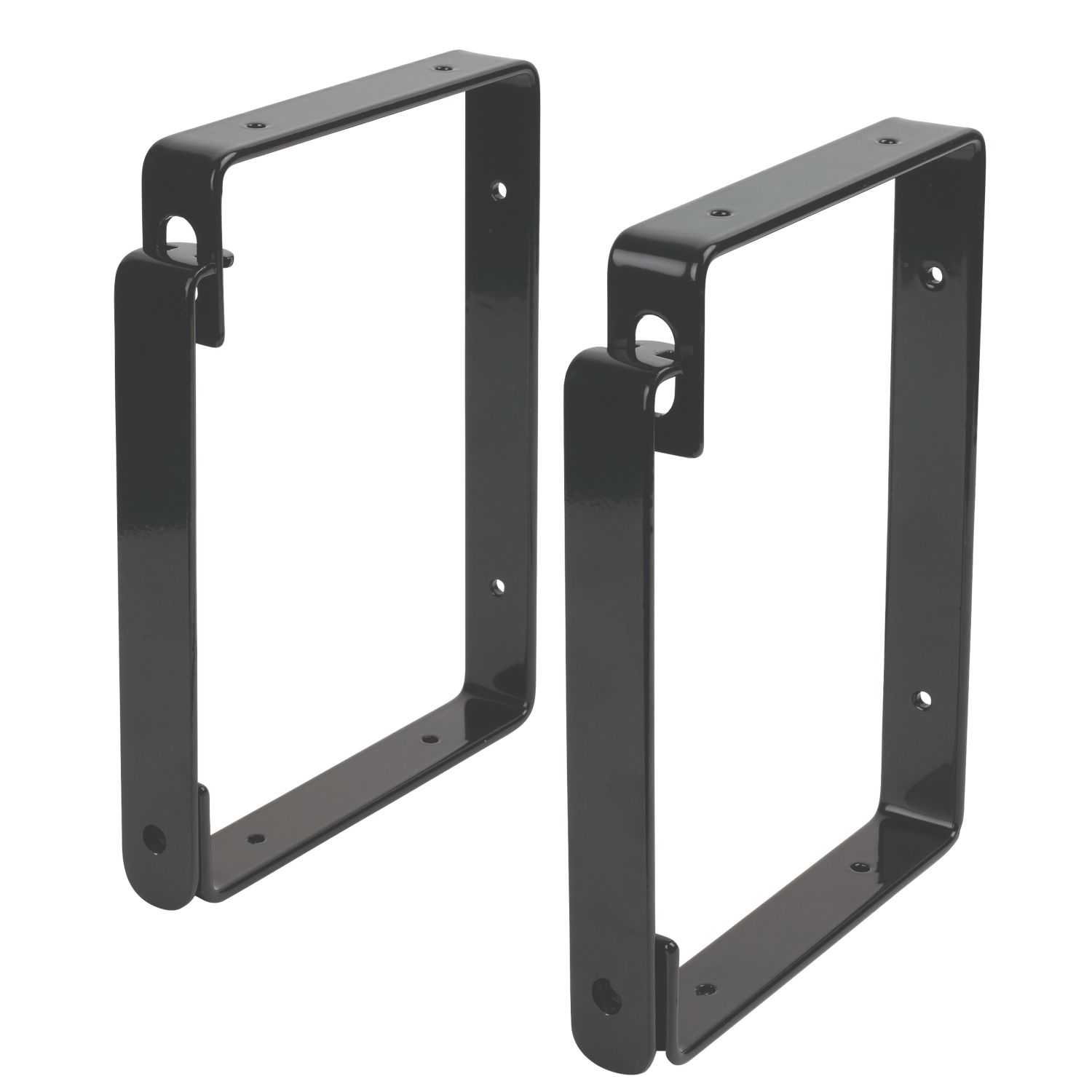 Smith & Locke Ladder Storage Brackets Black 250 x 190mm 2 Pack (6922R)