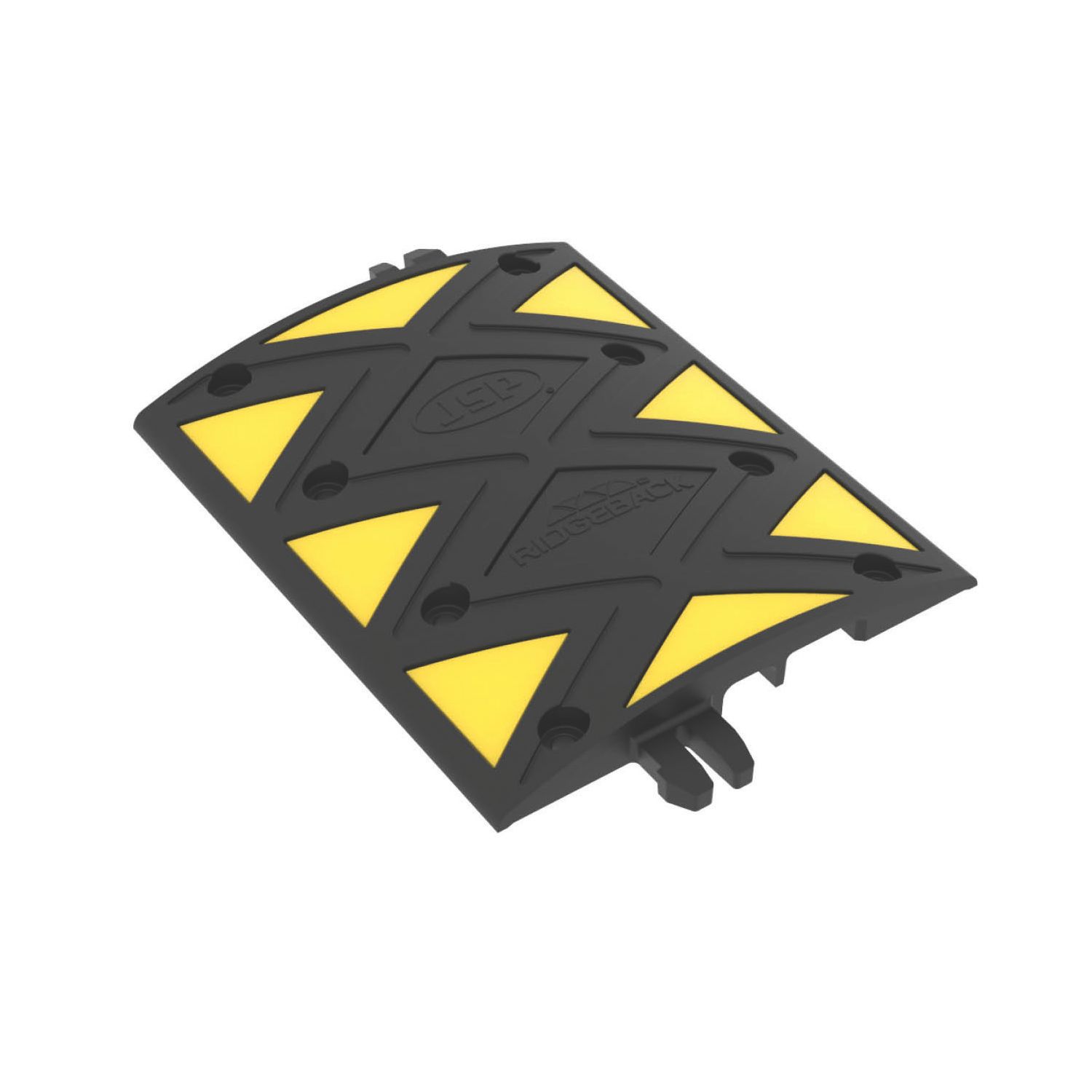 JSP 10mph Speed Bump Black / Yellow 50mm (692YL)