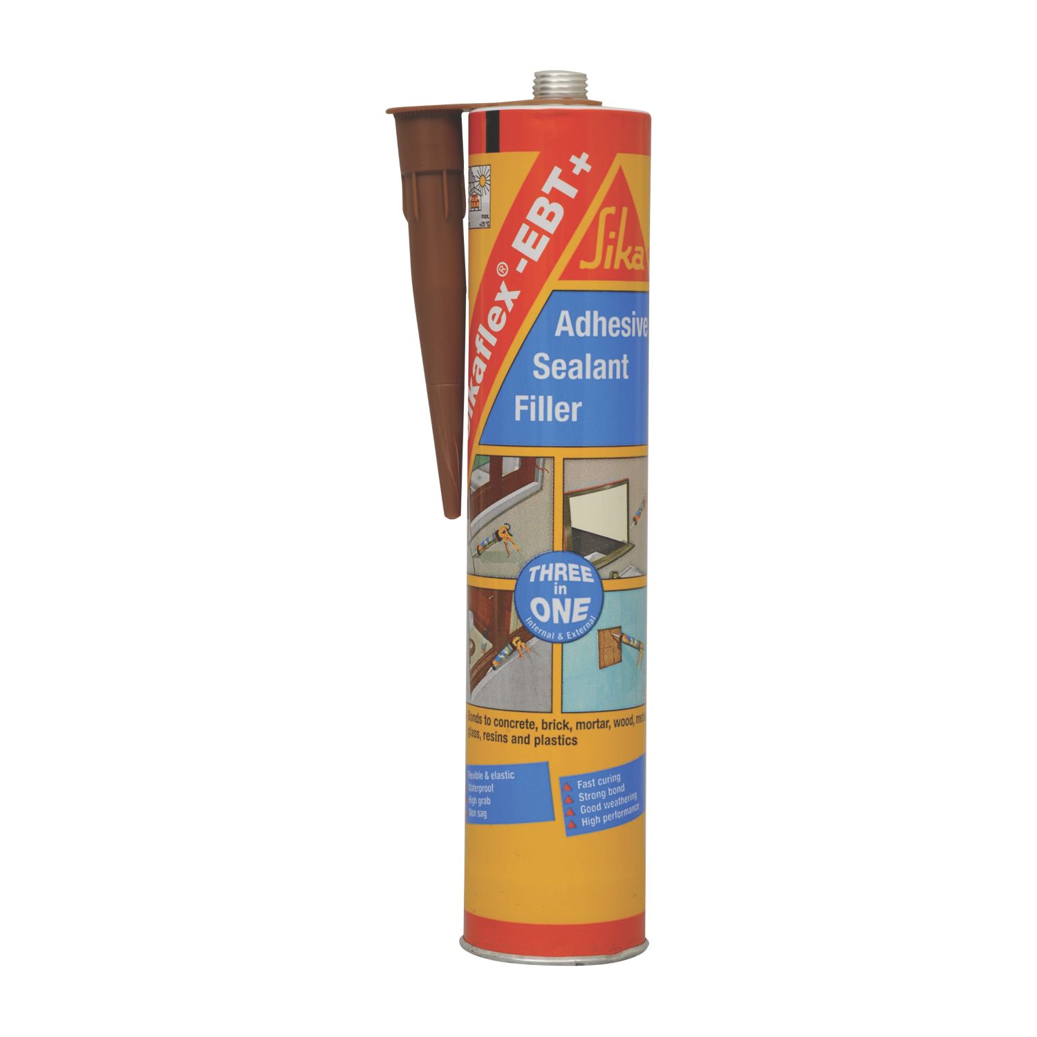 Sika Sikaflex EBT+ Hybrid Sealant & Adhesive Brown 300ml (69871)