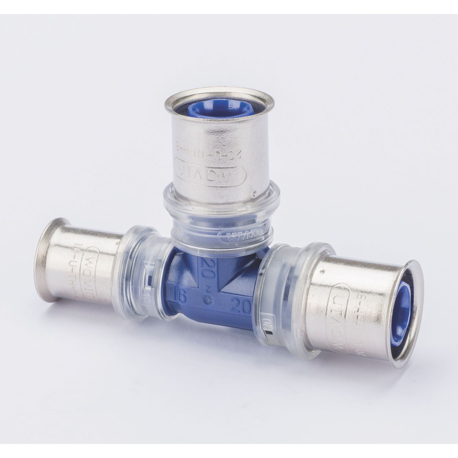 Wavin Tigris K5 Multi-Layer Composite Press-Fit Reducing Tees 20mm x 20mm x 16mm 10 Pack (699RM)