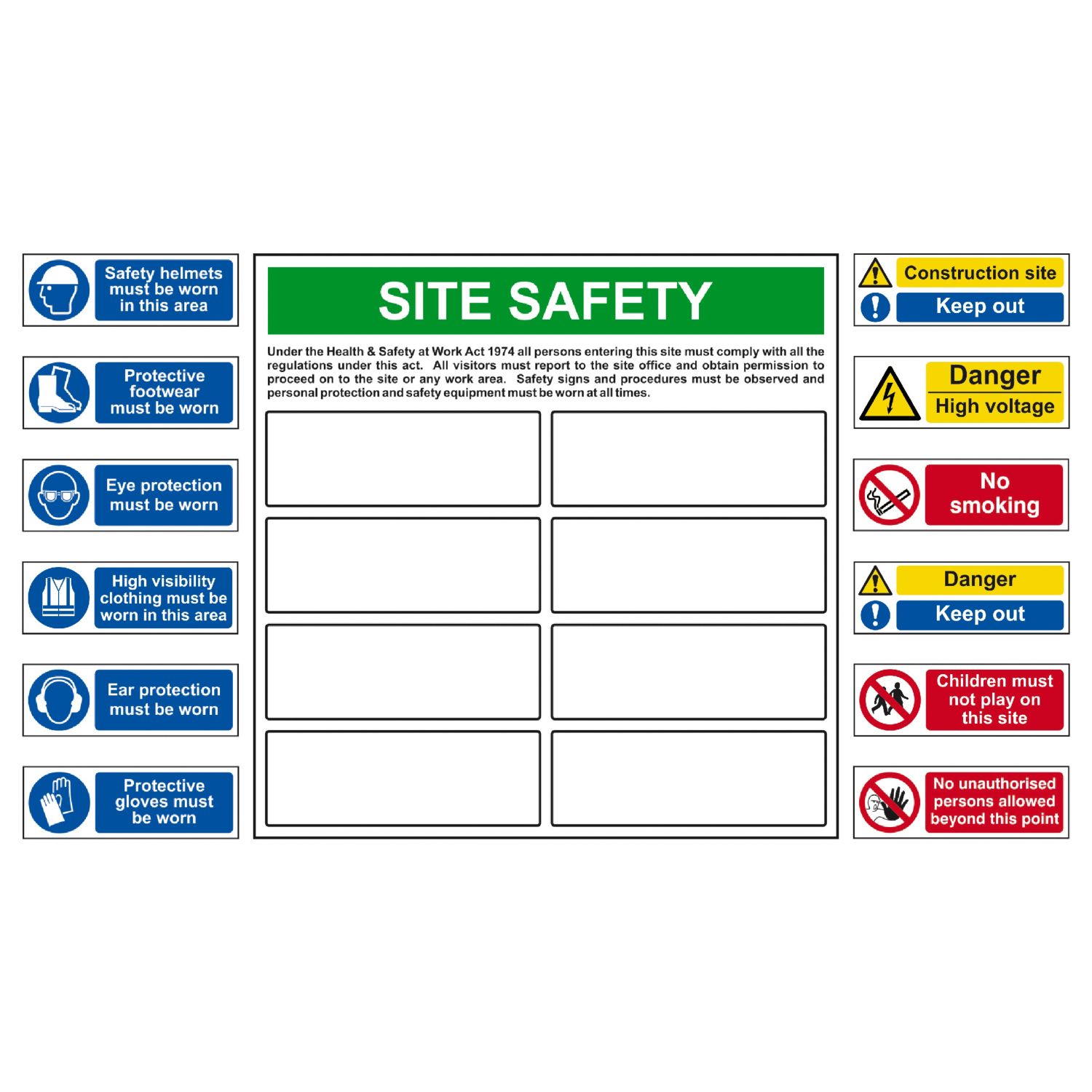 Essentials Build Your Own Composite Sign Kit 650mm x 650mm 13 Piece Set (700PX)