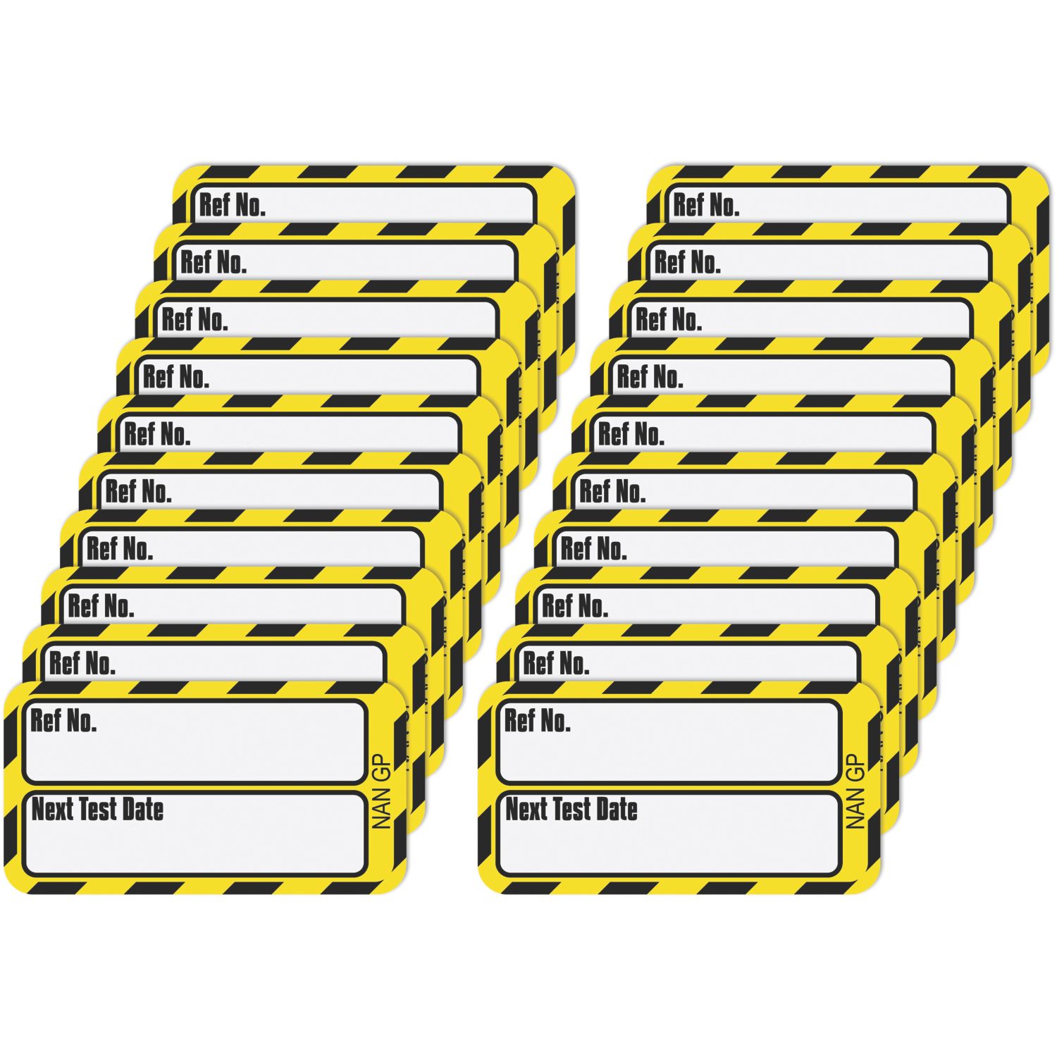 Scafftag Nanotag Inserts (Yellow) 20 Pack (701YU)