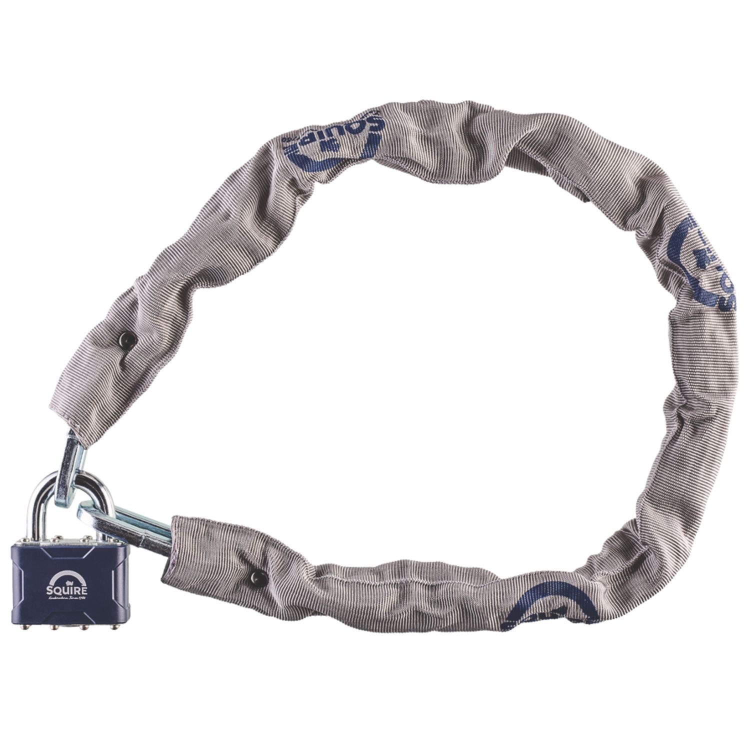 Squire Hardened Steel Padlock & Chain Set 915mm x 8mm (7024F)