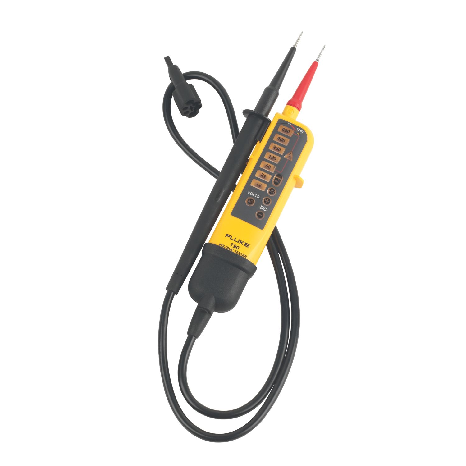 Fluke T90 AC/DC Voltage & Continuity Tester 690V (7027J)