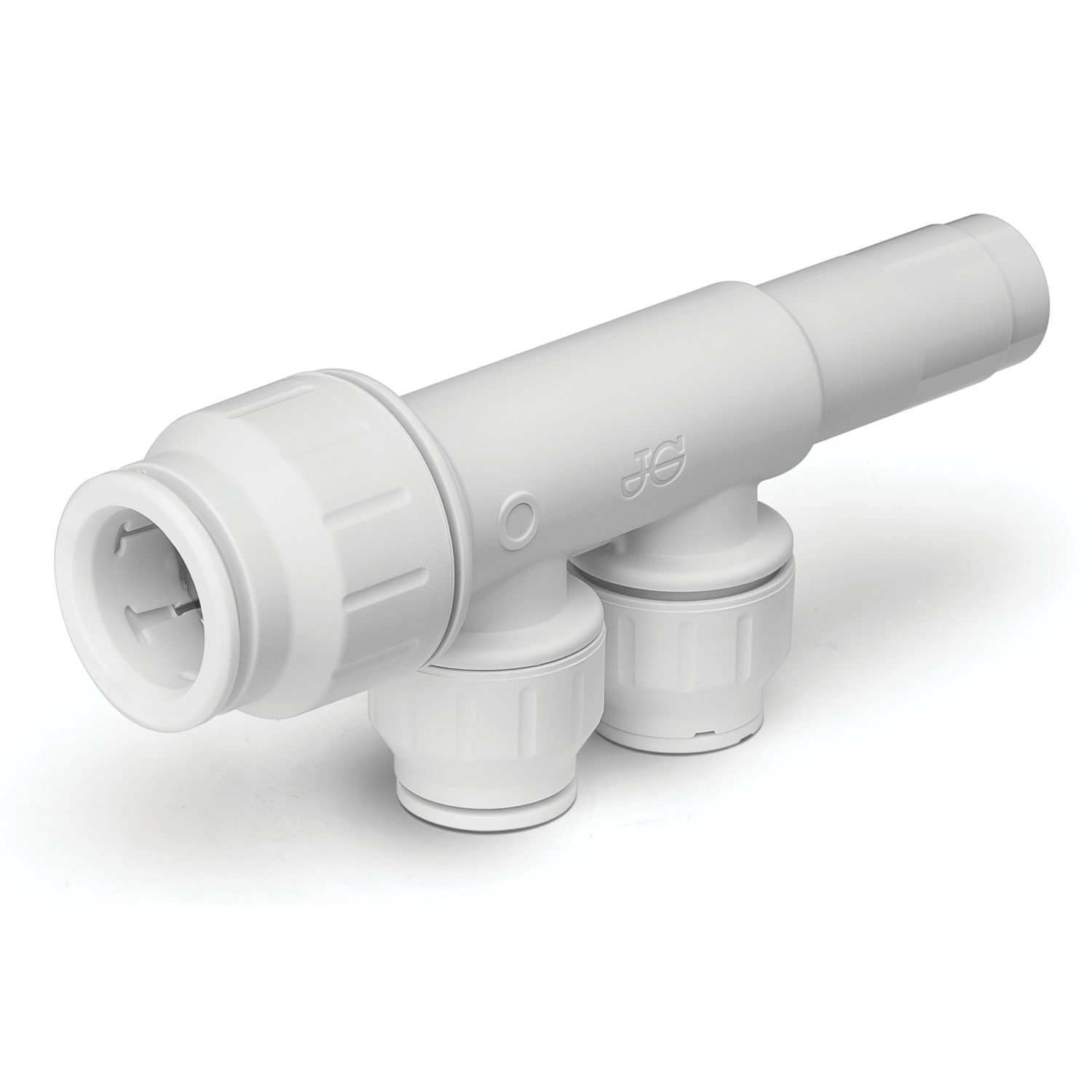 JG Speedfit PEM582215BWP Plastic Push-Fit Reducing 2 Port Plumbing Manifold 22mm x 15mm (705TA)