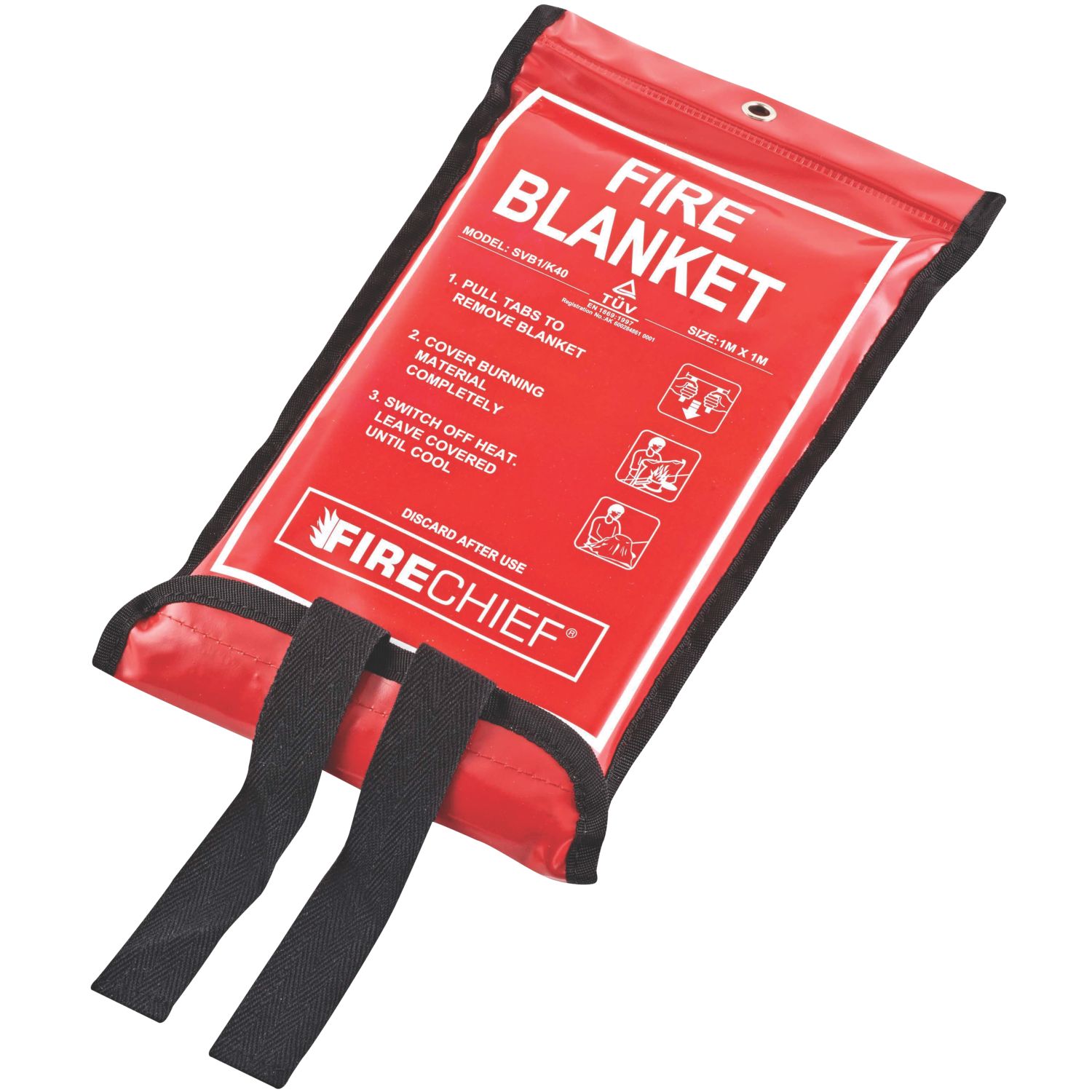 Firechief Fire Blanket with Soft Case 1m x 1m (7066X)