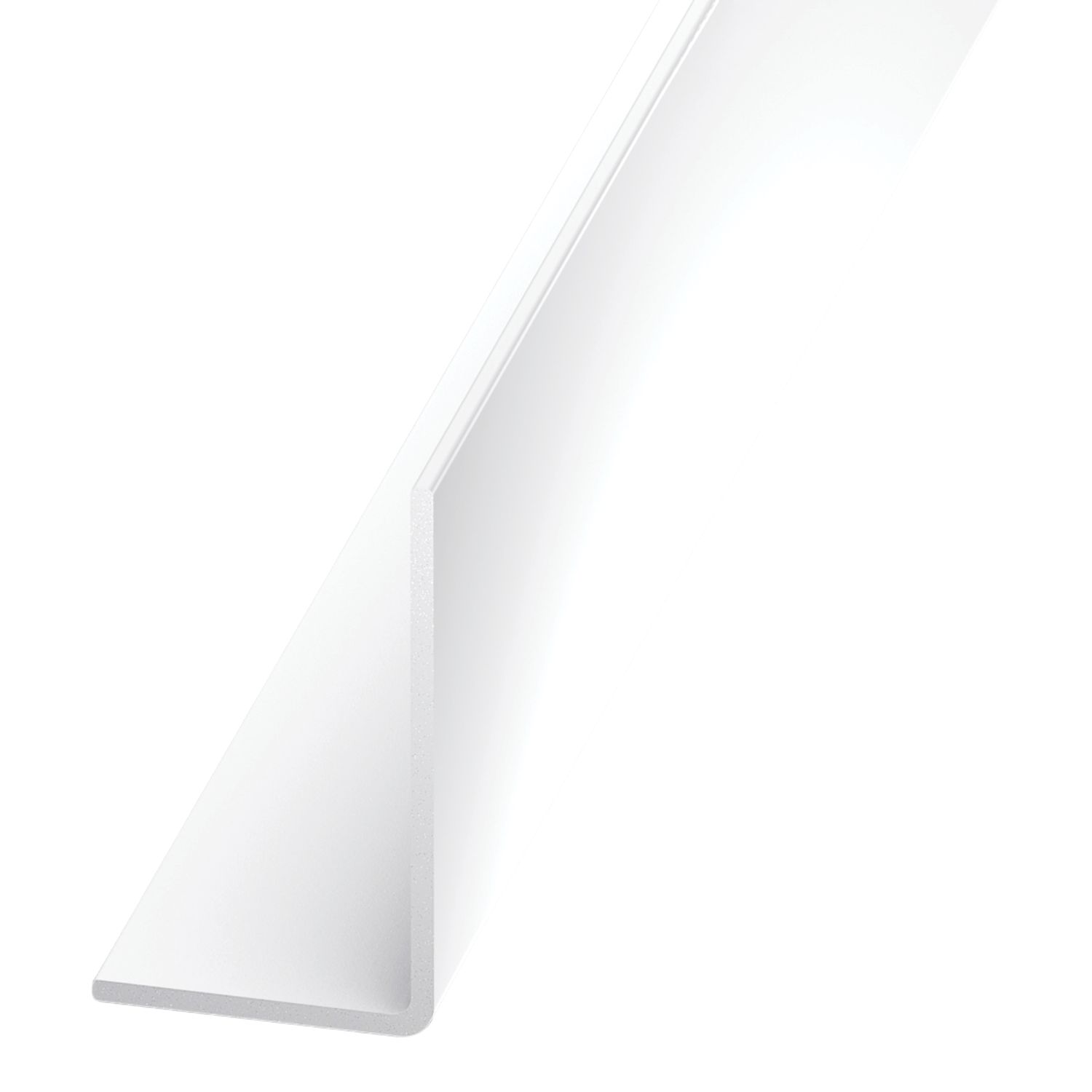 Essentials White Corner Profile 1m x 20mm x 10mm (707AG)