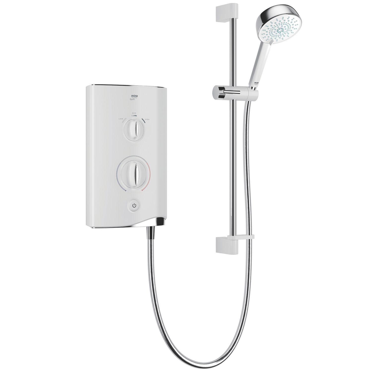 Mira Sport White/Chrome 10.8kW Electric Shower (709PM)