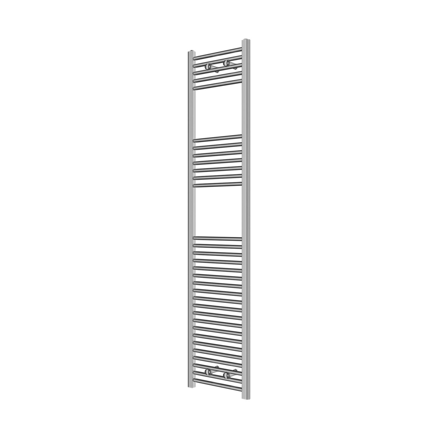 Flomasta 1800mm x 400mm 1858BTU Chrome Flat Towel Radiator (709TF)
