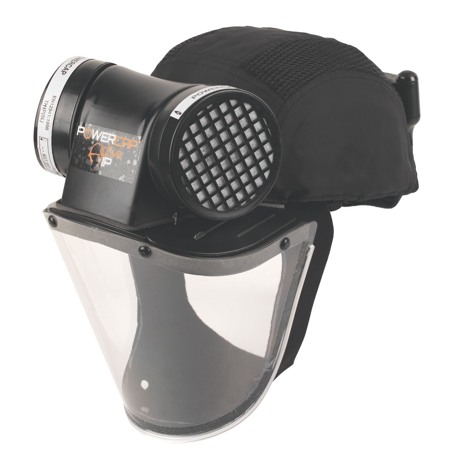 JSP Powercap Active One Size Li-Ion TH1P Universal Plug 8hr Respiratory Protection (71038)