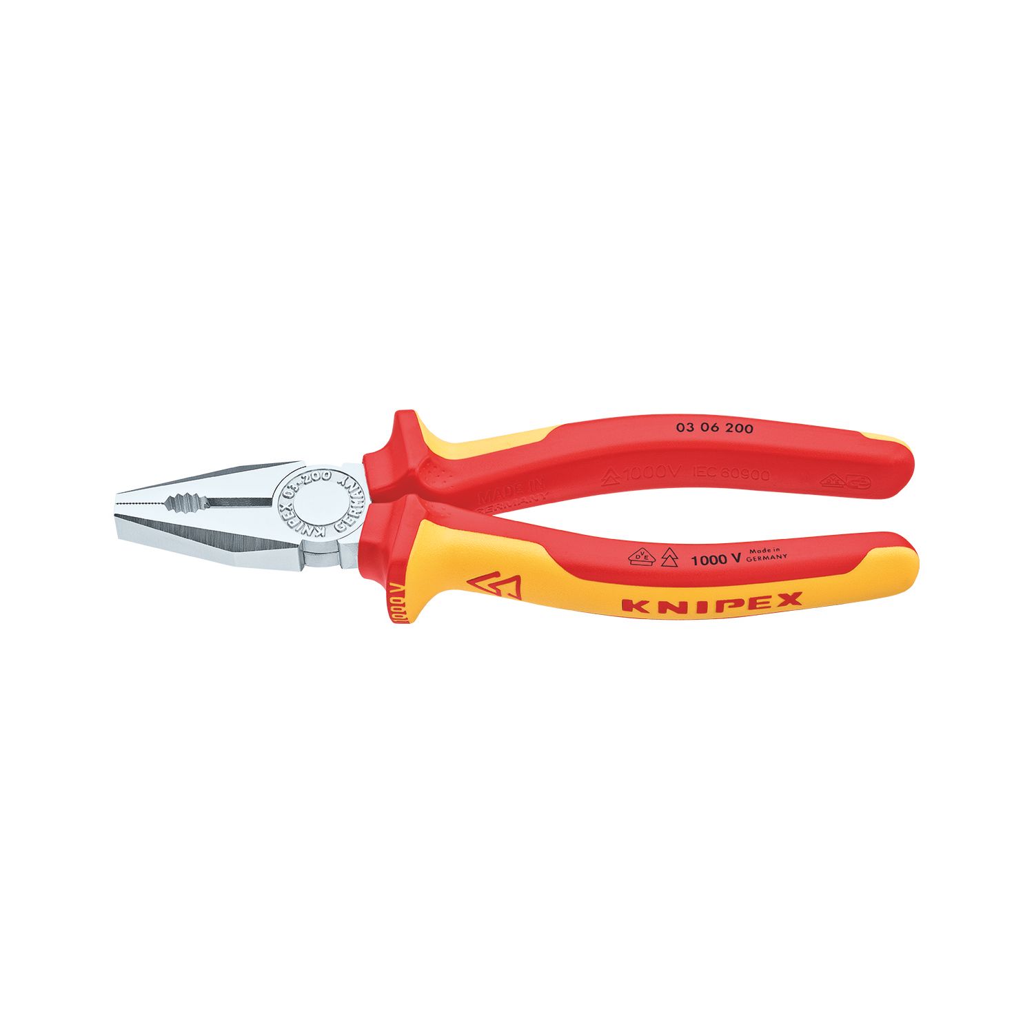 Knipex VDE Combination Pliers 8" (200mm) (7103F)
