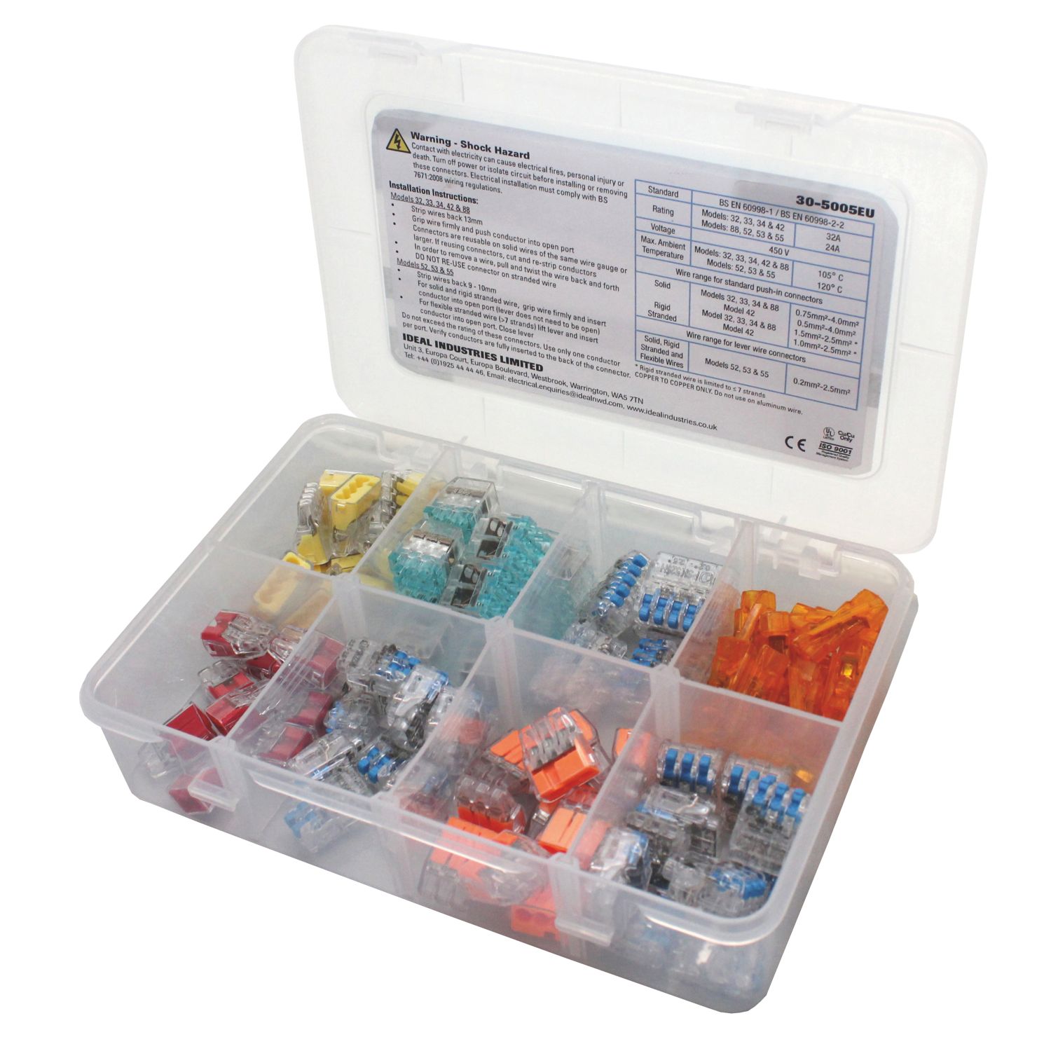 Ideal Electrical Wire Connector Set 80 Pcs (7109G)