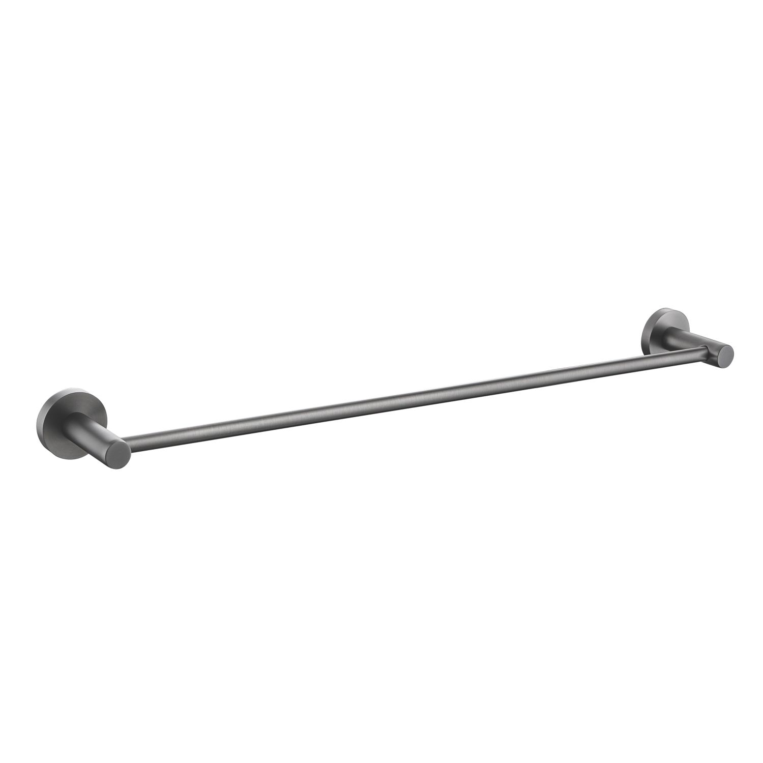 Bristan Round Towel Rail Gun Metal Grey 595mm x 72mm x 48mm (710KL)