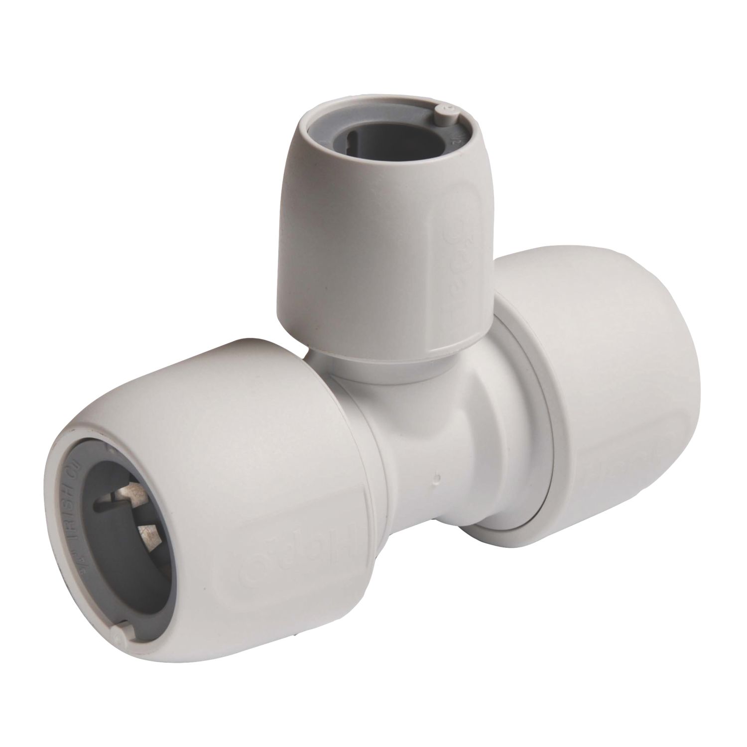 Hep2O Plastic Push-Fit Reducing Tee 3/4" x 3/4" x 1/2" (711HP)