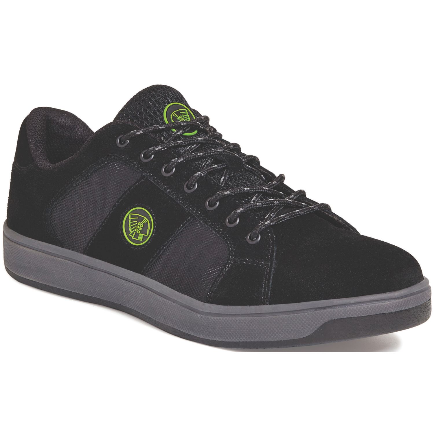 Apache Kick Size 7 Black Steel Toe Cap Safety Trainers (711JJ)