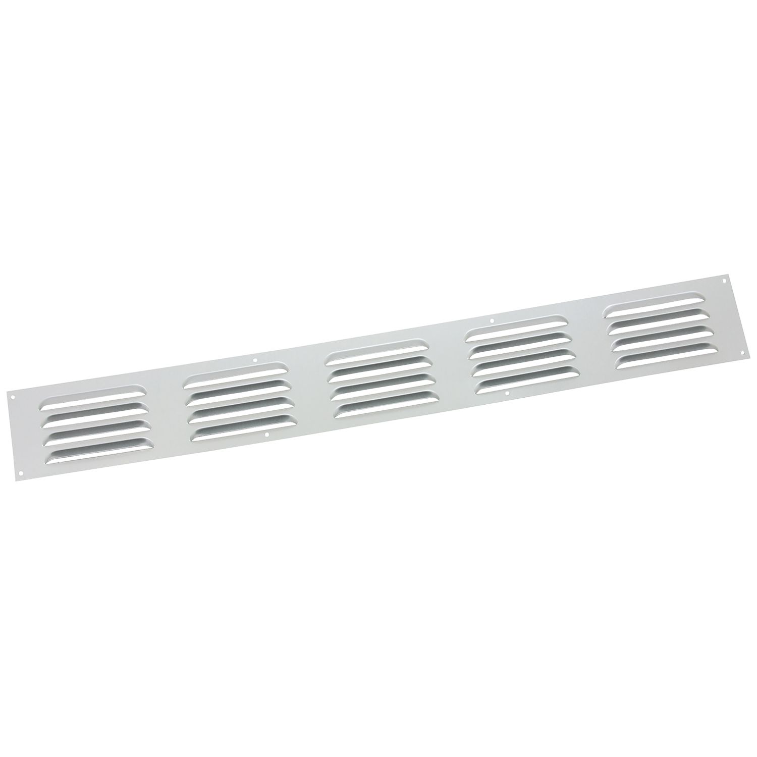 Map Vent Fixed Louvre Vent Satin Silver 466mm x 51mm (712HY)