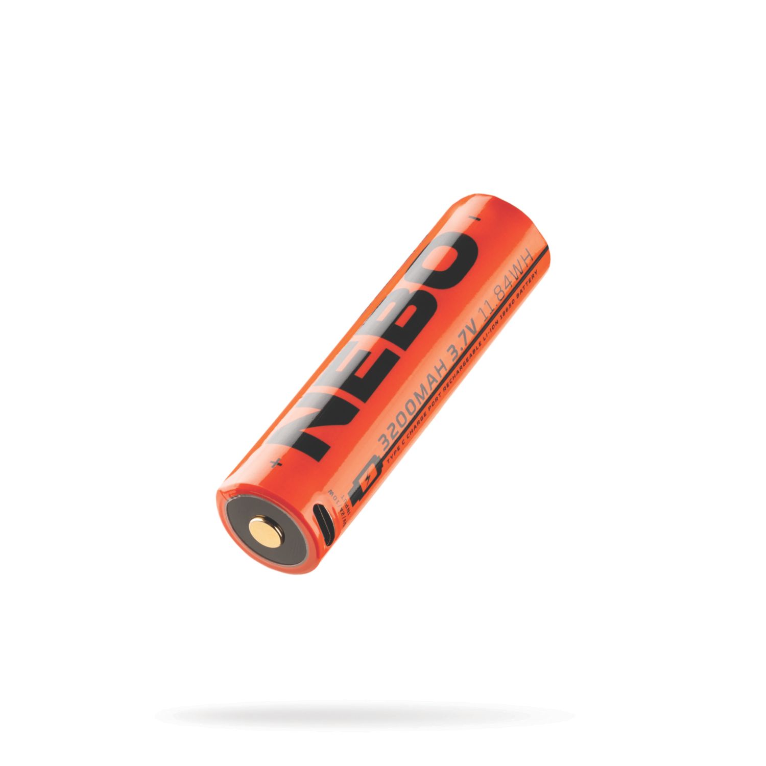 Nebo NEB-BAT-0008-G Rechargeable 18650 3.7V Li-Ion Battery (713CY)