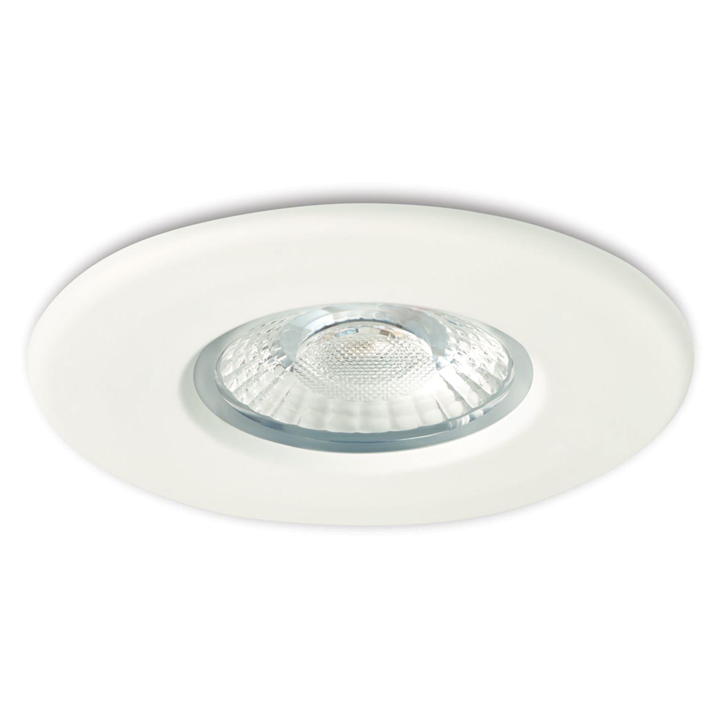 Collingwood H2 Lite 500 Fixed Fire Rated LED Downlight Matt White 5W 500lm (716KR)