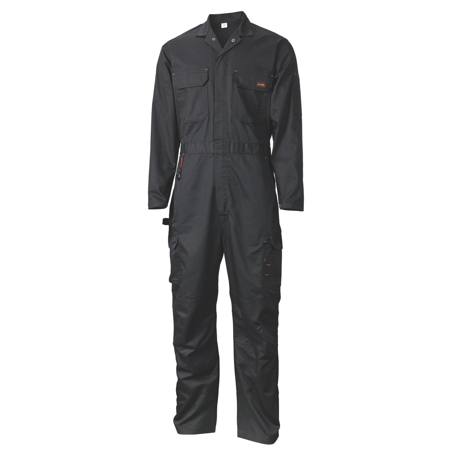 Scruffs Worthing Coverall Black Small 42" Chest 30" L (718AG)